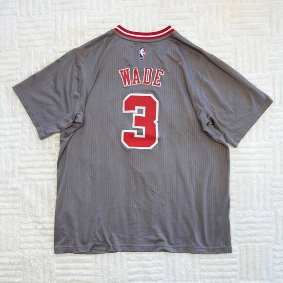 nba Adidas Chicago Bulls Jersey Dwane Wade #3 Swingman Jersey - Picture 2 of 5